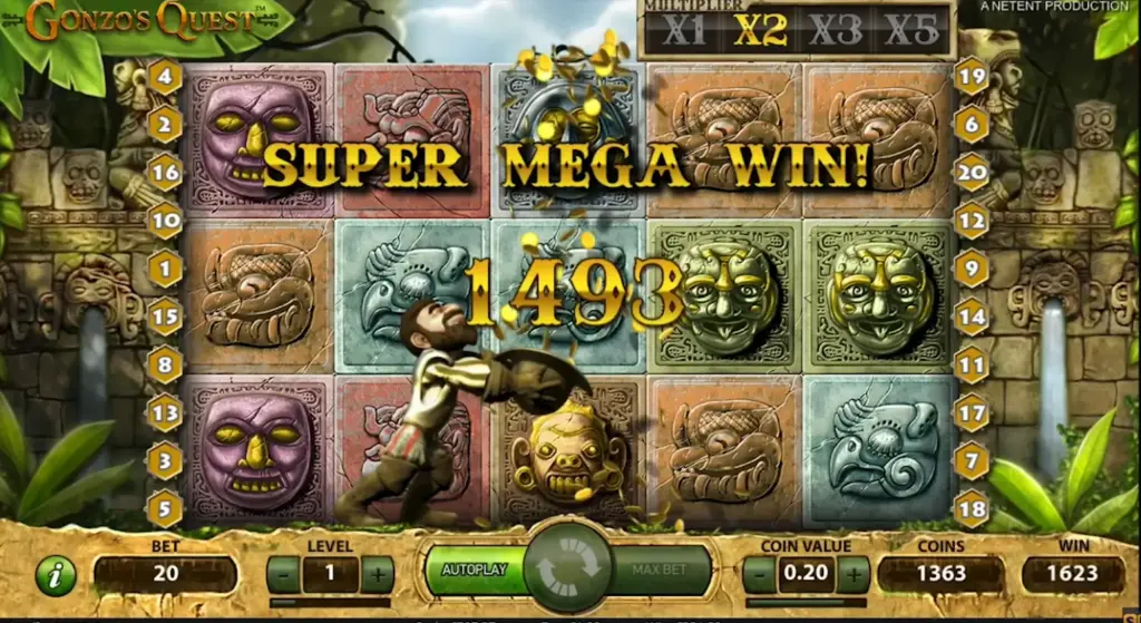 Netent Gonzo's Quest Demo